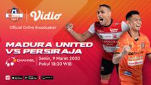 Saksikan Live Streaming Shopee Liga 1 2020 Antara Madura United VS Persiraja Hanya di Vidio