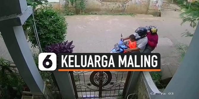 VIDEO: Keluarga Maling Terekam CCTV