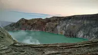Pemandangan indah dari Kawah Ijen, Banyuwangi, Jawa Timur. (Liputan6.com/Hotnida Novita Sary)