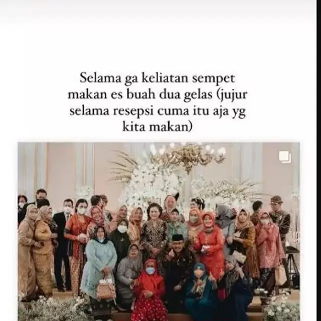 Salami 3.000 Tamu Saat Resepsi Pernikahan, Erina Gudono Ungkap Hanya Sempat Menynatap 1 Makanan