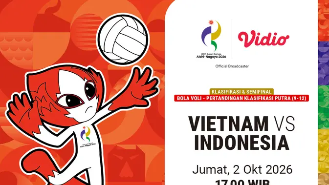 Vietnam vs Indonesia di Asian Games 2026, Voli Rebutan yang Wajib Ditonton