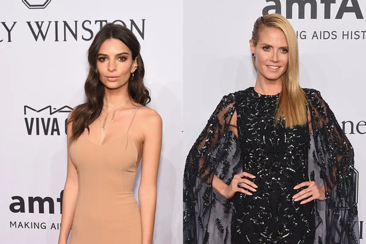 Emily Ratajkowski dan Heidi Klum