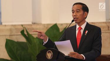 Presiden Jokowi Buka Raker Kemendag 2018 di Istana Negara