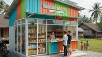 Desain Warung Sembako dari Baja Ringan (Ilustrasi AI)