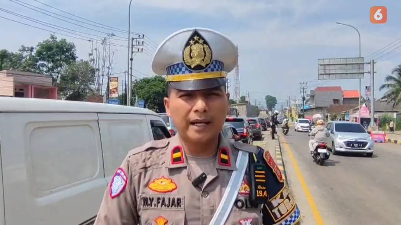 Ipda M. Yanuar Fajar, Kanit Turjawali Satlantas Polres Sukabumi. (Liputan6.com/Fira Syahrin).
