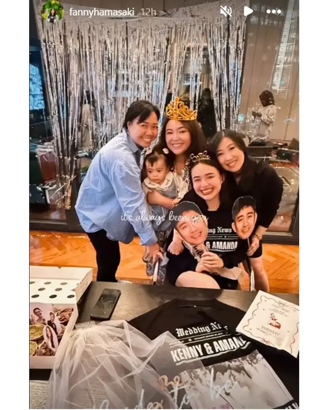 Baru terungkap, ini 6 potret seru kejutan bridal shower Amanda Manopo jelang nikah