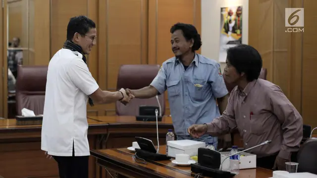 Sandiaga Uno Temui Perwakilan Sopir Angkot