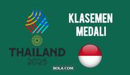 Klasemen medali SEA Games 2025. (Bola.com/Wiwig Prayugi)