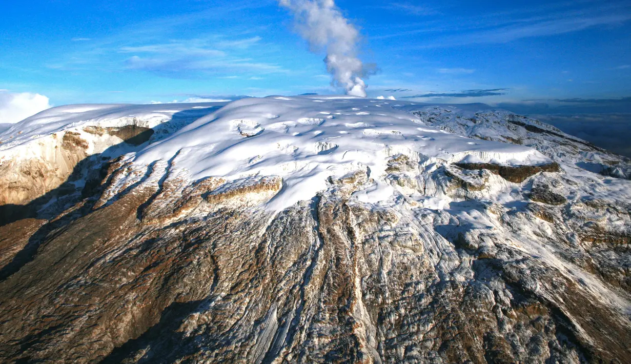 Pihak berwenang pertama kali menginformasikan 31 Maret 2023, peringatan akan "kemungkinan" wabah baru. (HANDOUT / COLOMBIAN GEOLOGIC SERVICE / AFP)