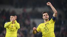 Chelsea berhasil lolos ke perempatfinal Liga Champions 2021/2022 usai mampu mencuri kemenangan di markas Lille, Stade Pierre-Mauroy pada kamis (17/03/2022) dini hari WIB. (AFP/Franck Fife)