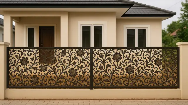 Model Pagar Laser Cutting Terbaru/Ilustrasi gambar oleh AI