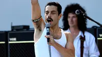 Rami Malek sebagai Freddie Mercury di film Bohemian Rhapsody. (20th Century Fox)