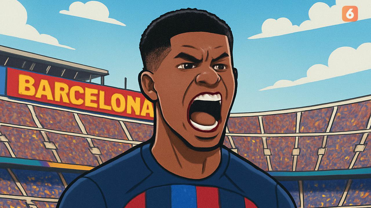Marcus Rashford Disambut Mural Megah di Barcelona, Siap Hidupkan ...