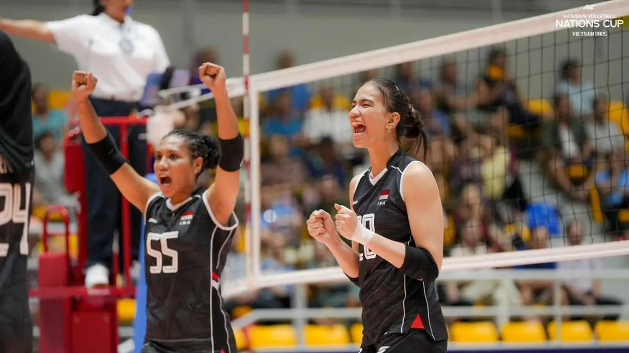 Timnas Voli Putri Indonesia - AVC Nations Cup 2025 - Bola Voli