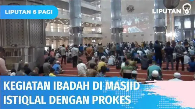 Seiring menurunnya tren kasus Covid-19, Masjid Istiqlal memberikan kelonggaran untuk beribadah di bulan Ramadan. Kegiatan keagamaan seperti buka puasa bersama hingga salat tarawih nantinya dapat dilaksanakan dengan prokes ketat.