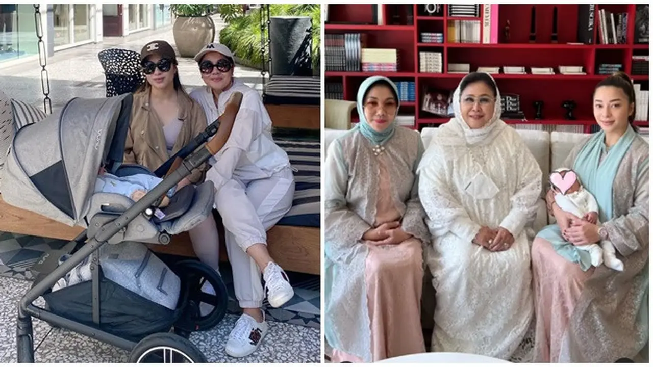 Kini Jadi Nenek, Ini 6 Potret Yora Febrina Ibu Nikita Willy Bareng Anak dan Cucu