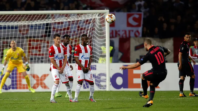 Arsenal Susah Payah Tekuk Red Star Belgrade