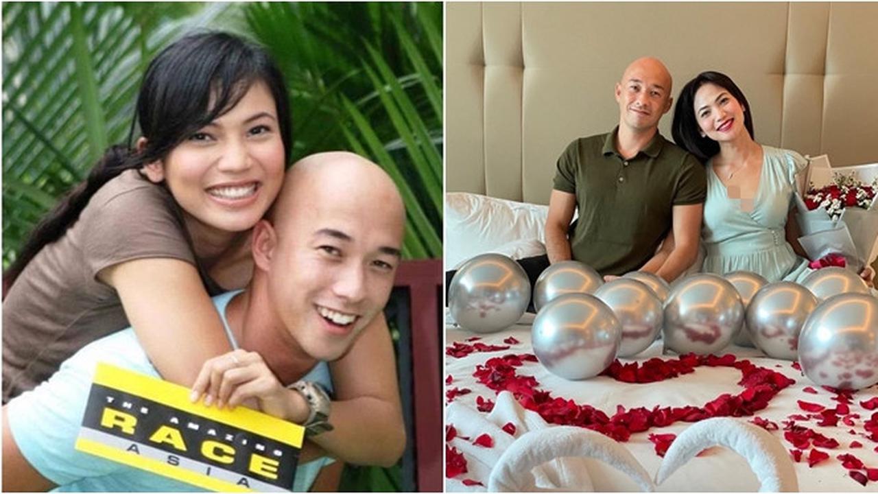 6 Momen Perayaan 10 Tahun Pernikahan Kinaryosih dan Suami, Makin Mesra