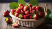 Strawberry (Foto: Ilustrasi AI)