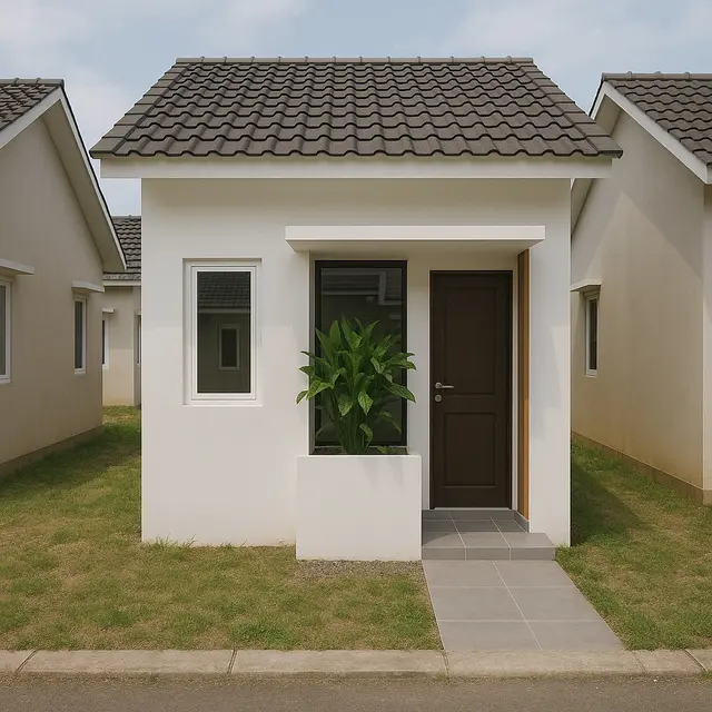 Rumah Tanpa Teras di Perumahan Subsidi, Tetap Nyaman dan Estetik