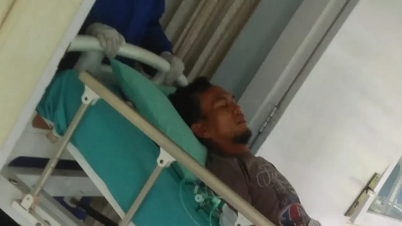 Korban KDRT di Lumajang menjalani perawatan intensif di Rumah Sakit Jatiroto, Kelaminnya luka serius. (Istimewa)