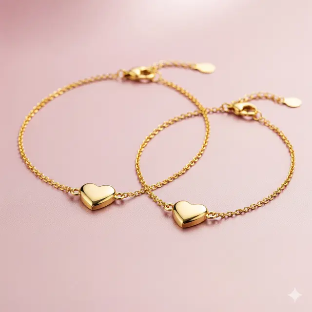 Model Gelang Emas Couple Ibu dan Anak Perempuan. gemini