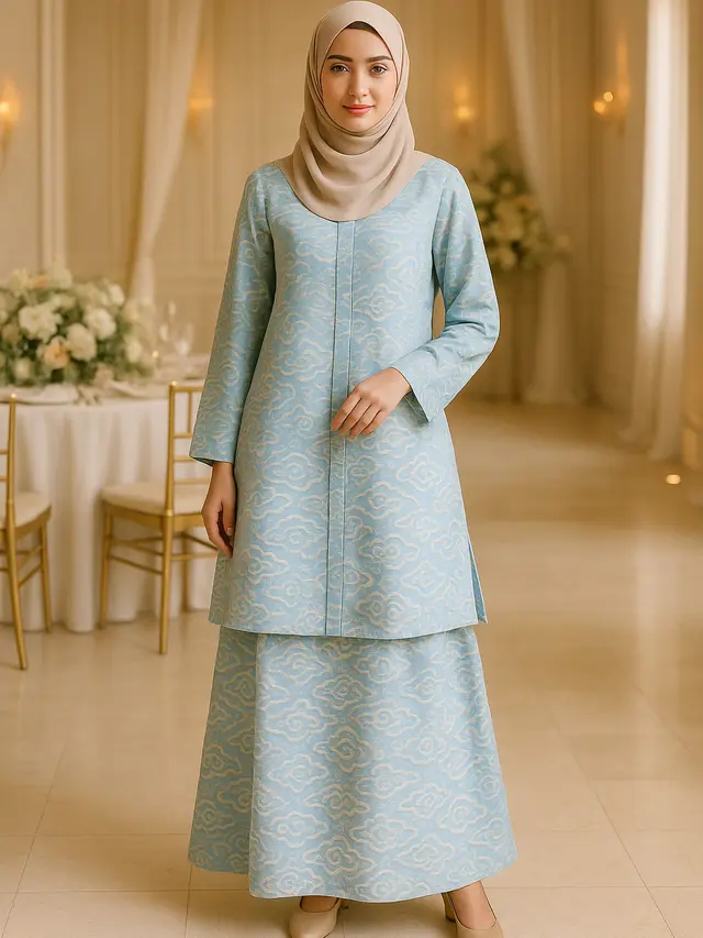 Model Batik Syar’i 2025 dengan Warna Pastel