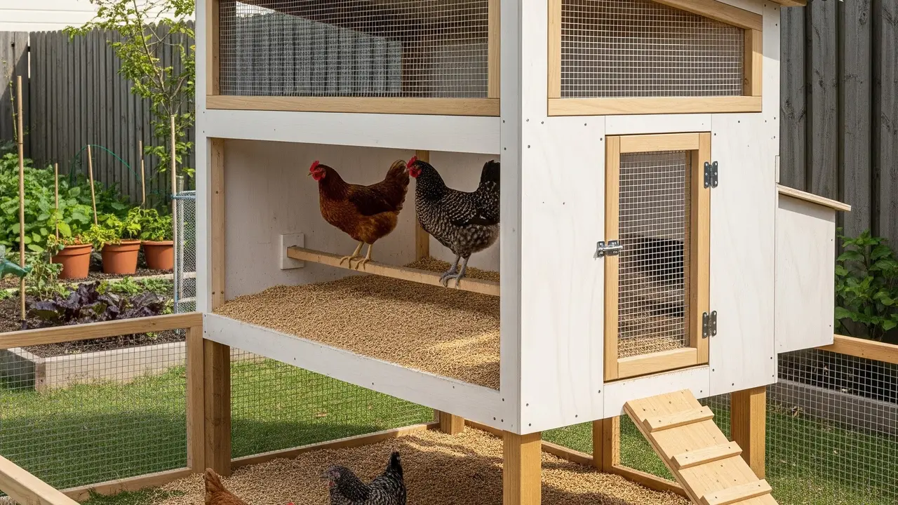 Ide Kandang Ayam Modern dengan Sekam Anti Bau