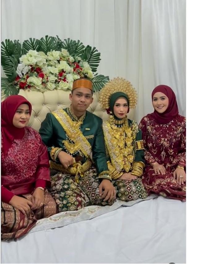 6 Potret Meggy Wulandari di Momen Pernikahan Anak Sambung, Kental Adat Bugis