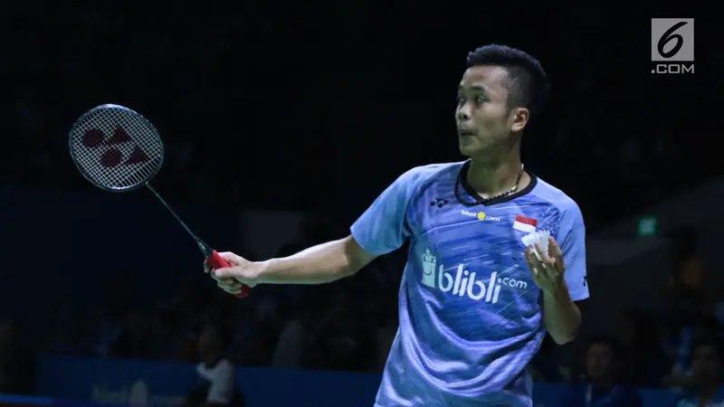 Dua Set Langsung Anthony Sinisuka Ginting Bekuk Pebulu Tangkis Belanda