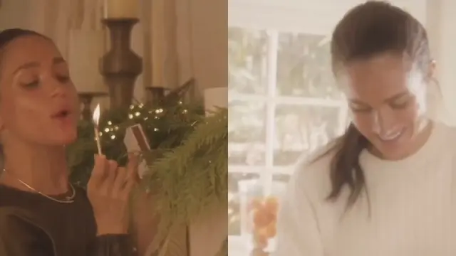 Meghan Markle Kenakan Kalung Berlian Rp303 Juta untuk Promosi Koleksi Liburan