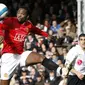 Louis Saha bergabung ke Everton dari Manchester United pada 2008, bersama Everton Saha tampil sebanyak 97 kali dan mencetak 27 gol. (AFP/Adrian Dennis)