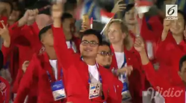 Atlet renang I Gede Siman Sudartawa mendapat kehormatan sebagai pembawa bendera Indonesia pada upacara pembukaan Asian Games 2018 di Stadion Utama Gelora Bung Karno (GBK), Jakarta.