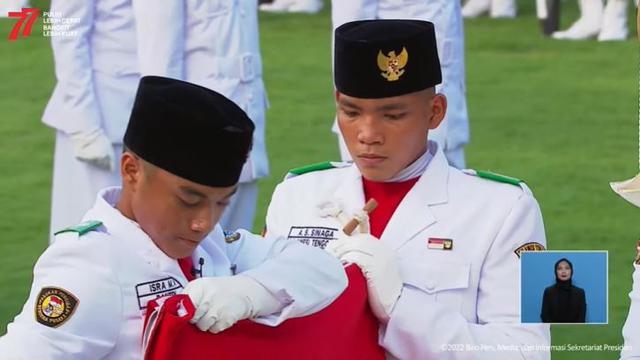 6 Potret Isra Mashel, Anak Sandy Arifin yang Jadi Anggota Paskibraka Nasional 2022