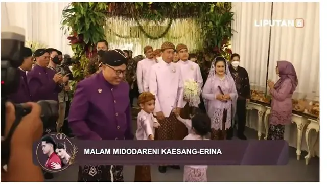 11 Momen Malam Midodareni Kaesang Pangarep dan Erina Gudono, Penuh Kehangatan