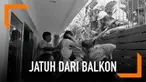 Seorang nenek di Thailand jatuh dari balkon dan mendarat di pagar yang tajam. Petugas pun bergegas menyelamatkannya.