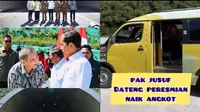 Bos Jalan Tol Jusuf Hamka Naik Angkot ke Peresmian Cisumdawu, Lebih Cepat Dibanding Jokowi (Instagram/@jusufhamka)
