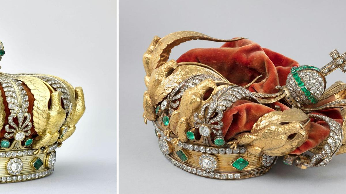 Museum Louvre Rilis Foto Mahkota Permaisuri Prancis yang Ditinggalkan Perampok, 1 Elang Emas Hilang