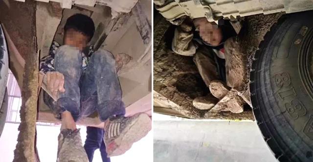 Dua anak ditemukan numpang bagian bawah bus untuk mencari orangtuanya/copyright worldofbuzz.com