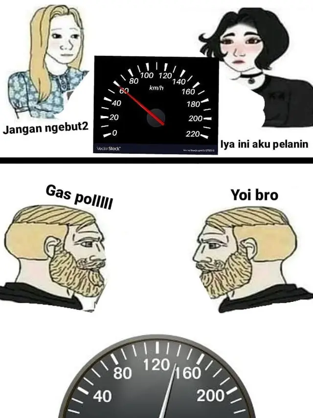 7 Meme Beda Respon Cowok Vs Cewek Saat Naik Kendaraan Ini Kocak Banget