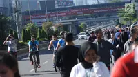 Warga Antusias Datangi Car Free Day JLNT Antasari, tapi...
