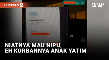 Penipu Terharu Korbannya Anak Yatim