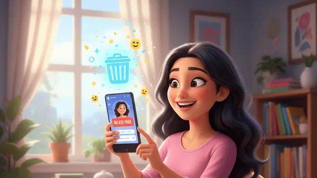 Cara Menghapus Halaman Facebook (Ilustrasi AI)