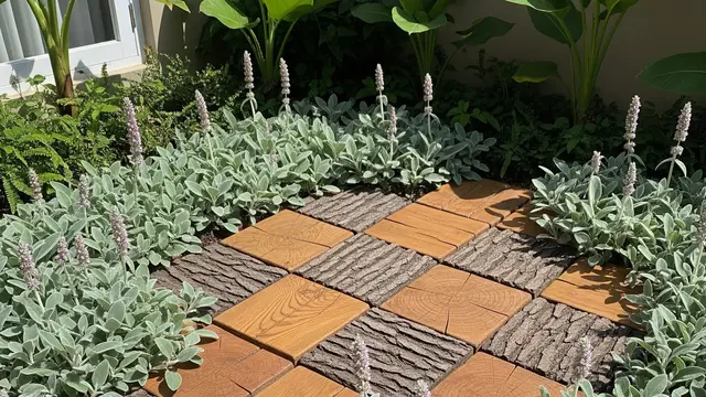 Ide Taman Paving Block dan Tanaman Groundcover Berbunga