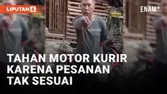 Kembali Terjadi, Paket Tak Sesuai Pesanan, Konsumen Tahan Motor Kurir