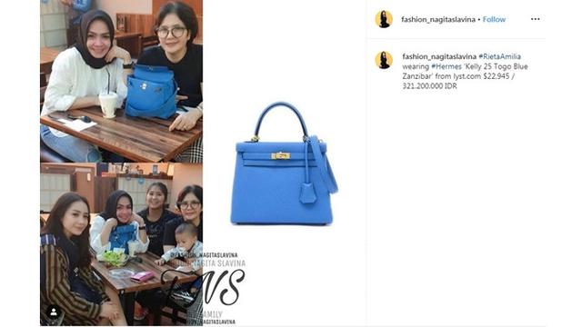 Harga 7 Koleksi Tas Mewah Rieta Amilia, Tak Kalah Fantastis dari Nagita Slavina