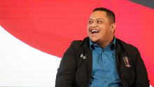 Presiden Borneo FC, Nabil Husein, saat konferensi pers Piala Presiden 2022 di Studio Lantai 8 SCTV Tower, Senayan City, Jakarta pada Senin (06/06/2022). (Bola.com/Bagaskara Lazuardi)
