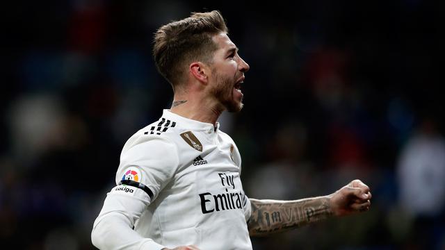 Sergio Ramos Cetak Gol ke-100