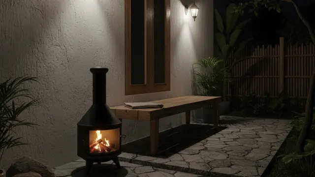 Desain Teras Rumah Rustic Kecil Tapi Hangat