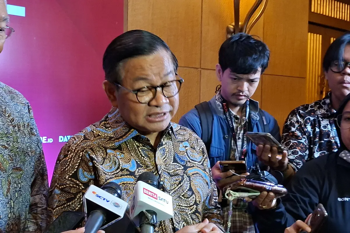 Gubernur DKI Jakarta, Pramono Anung saat ditemui di Hotel Mulia, Senayan, Jakarta, Rabu (10/12/2025). (Foto: Liputan6.com/Arief RH)